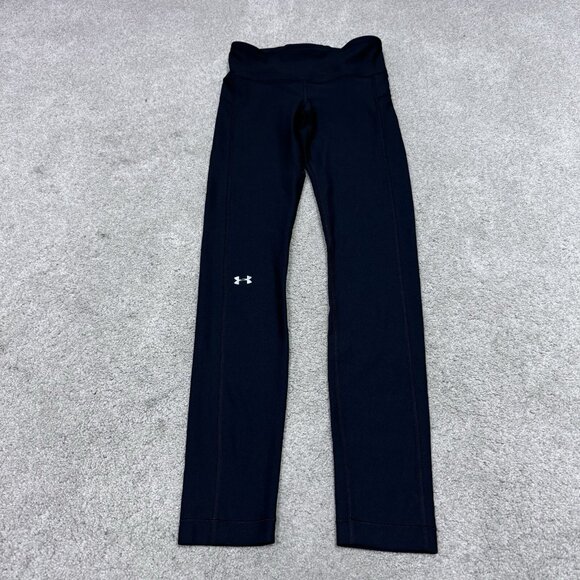 Under Armour Leggings Women’s Black Pull On Size Small - Picture 1 of 12